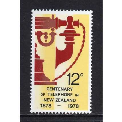 New Zealand - 1978 - 12c NZ Telephone Centenary (sg1163) MNH
