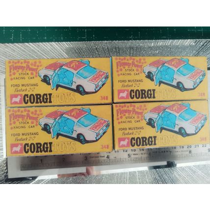 Corgi 348 Ford Mustang Fastback Reproduction /Replica Box