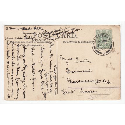 The Gardens Golders Hill Hampstead Postcard 1909 London Levy LL 702