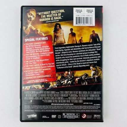 George A Romero - Diary of the Dead DVD