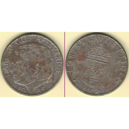 Sverige / Sweden - 1 krona 1985