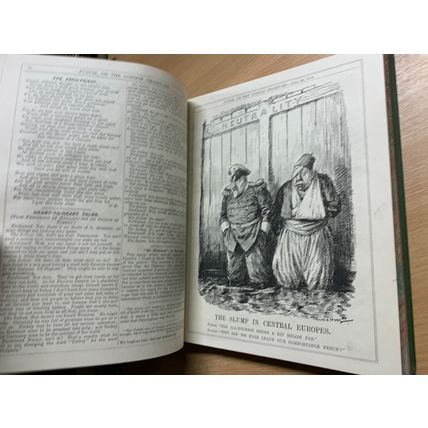 RARE* WW1 JULY-DEC 1916 PUNCH MAGAZINE BOUND VOLUME 151 ILLUSTRATED BOOK (P8)