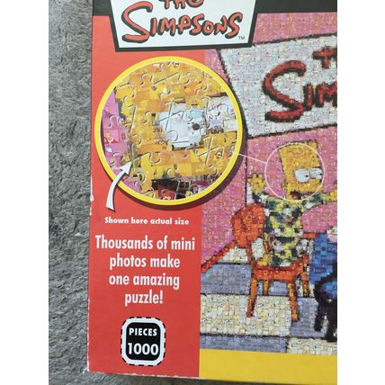 The Simpsons - Family Breakfast jigsaw puzzle Photomosaic