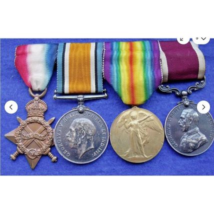 Long Service & Good Conduct Medal & 1914 15 Star Driver Sgt Trio RASC