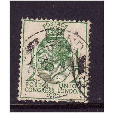 GREAT BRITAIN 1929 PUC SG 434 1/2d GREEN USED #2