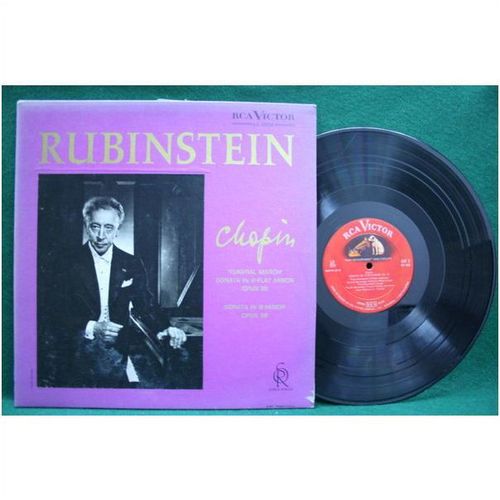 Rubinstein - Chopin: Sonatas in B Flat/B Minor - Soria Series - LD 2554 - EX-