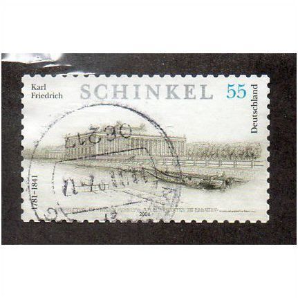 GER 2006 €0.55 (S/A) 'SCHINKEL' FINE USED (EBID30-479)