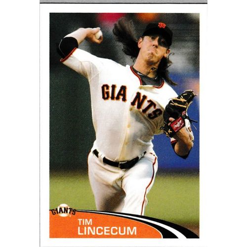 2012 Topps MLB Sticker Collection - #296 - Tim Lincecum