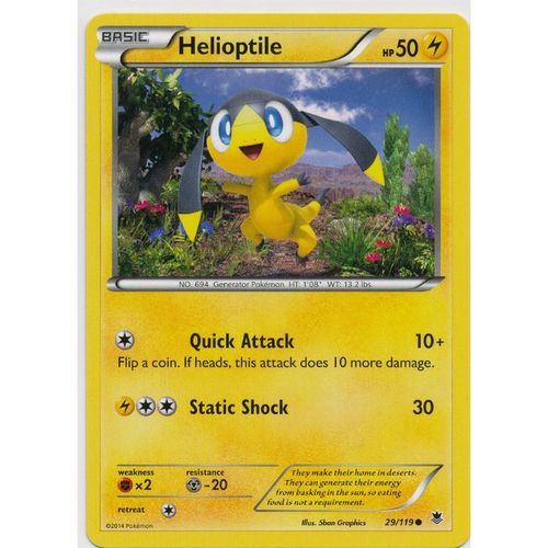 Pokemon XY Phantom Forces - #29/119 - Helioptile