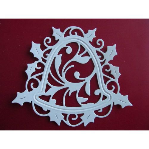 6 x Tonic Die Cuts Holly Bell Bauble
