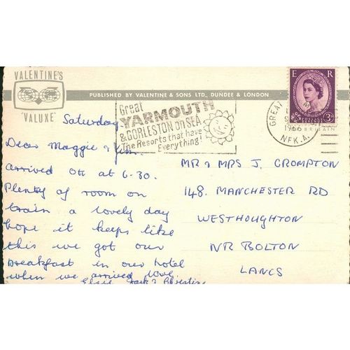 The Waterways, Great Yarmouth, Norfolk 1966 - Valentine & Sons Ltd. ET.4144