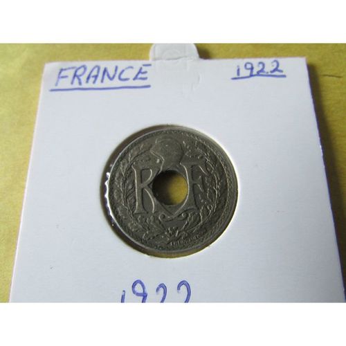 1922 FRENCH 10 CENTIMES FREE POST. ZB