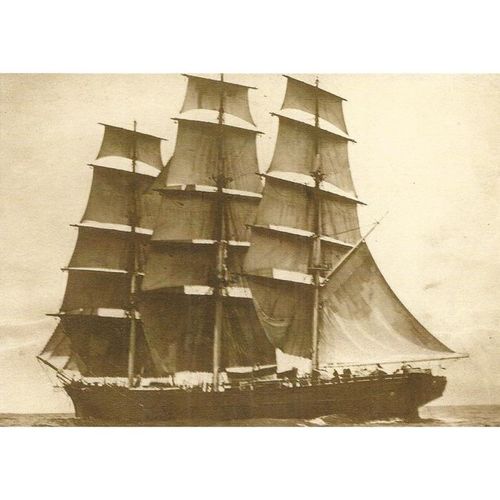 Cutty Sark at Sea, 1888, taken by Captain Woodget.