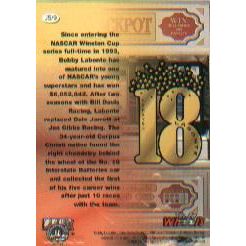 1998 Wheels Bobby Labonte Jackpot #J5/9