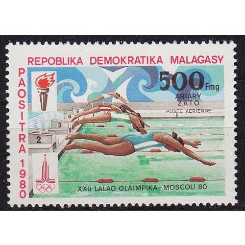 MADAGASKAR MADAGASCAR [1980] MiNr 0866 ( **/mnh ) Olympiade
