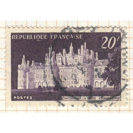 France Stamps 1952 - SG 1144 - 20f Chambord Chateau - used 2
