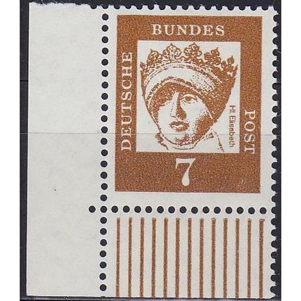 GERMANY BUND [1961] MiNr 0348 y W UR ( **/mnh ) [01] Eckrand