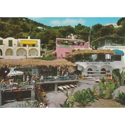 Capri The Mermaids Restaurant Vincenzos Italian Postcard