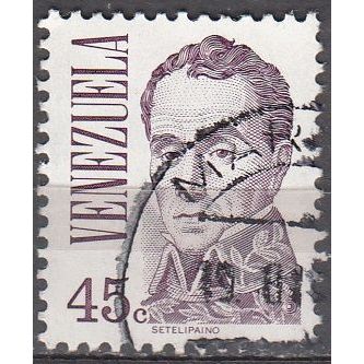 Venezuela 1976 Michel 2028A O Cote (2005) 0.20 Euro Simón Bolivar Cachet rond