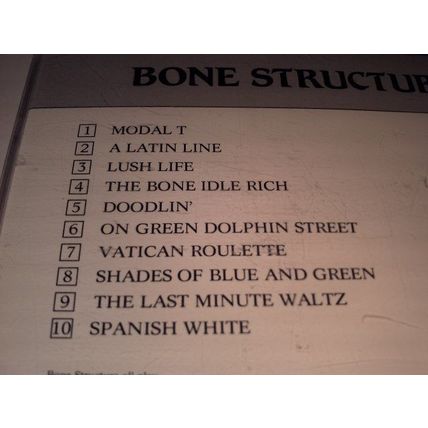 BONE STRUCTURE - CD ALBUM1989 - 1DISC