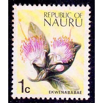 Nauru 1973 Flower 1c MNH Stamp