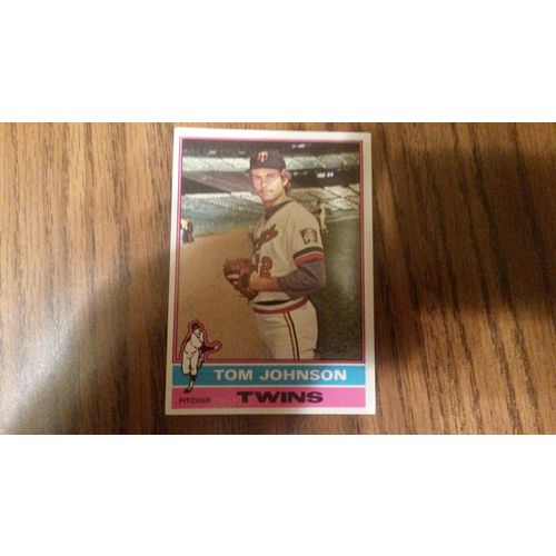 1976 Topps Card # 448 Tom Johnson Excellent (5) Minnesota Twins