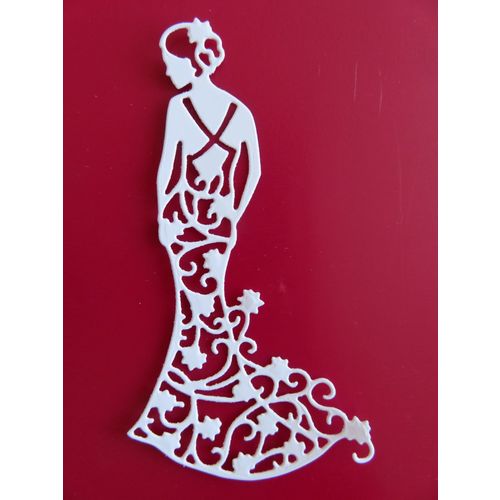 6 x Tonic Die Cuts Beautiful Bride