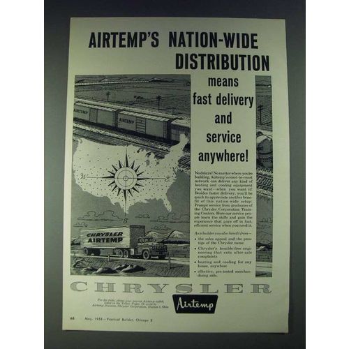 1958 Chrysler Airtemp Ad - nation-wide distribution