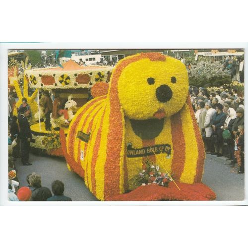 Flower Parade Spalding Lincolnshire Postcard KSF29