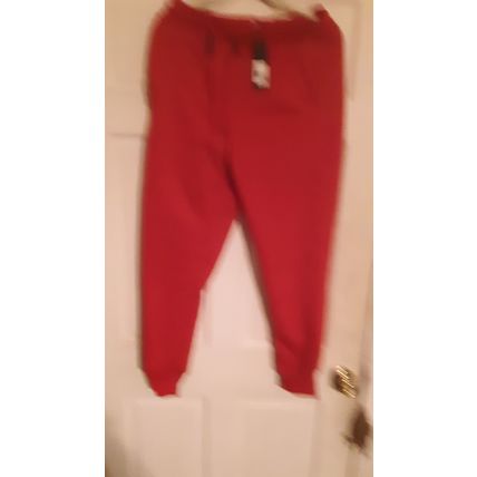 Galaxy By Harvic Men'S Regular-Fit Fleece Jogger Sweatpants, Red S