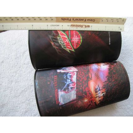 2 Houston Rockets Souvenir Cups Large Stadium Tumblers 50 Seasons Holographic