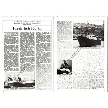 9564) Samuel Hewett Barking Essex Peter Hewett Short Blue Fleet - 1988 Article