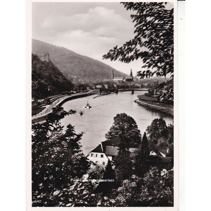Park Hotel Haarlass Heidelberg Germany Real Photo Postcard unused VGC