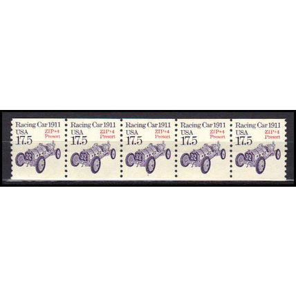 2262a 17.5c Race Car Very Fine MNH Dry Gum PNC 1/5 X1008