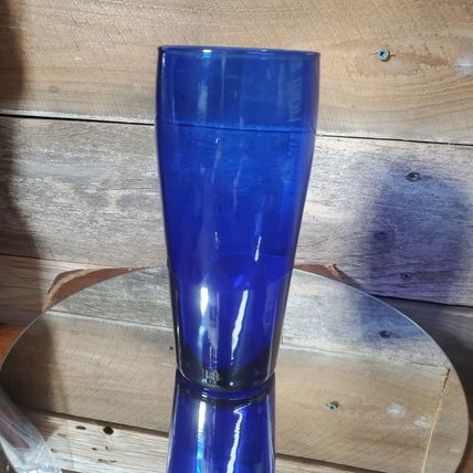 Cobalt Blue Highball Glass - Vintage