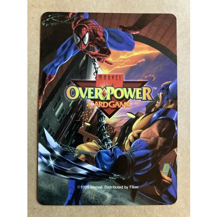 Marvel OverPower CCG Promo: AM Any Hero Unlucky at Love (C) 1995 Fleer Black Cat