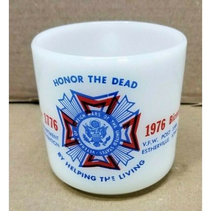 V.F.W. Post 3388, 1976 Bicentennial Year Mug Cup Federal Glass Co. (G6)