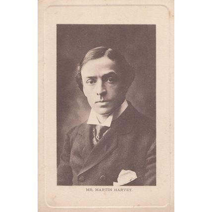 Martin Harvey Raised Antique Postcard