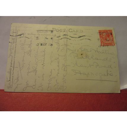 HOLY SEPULCHRE CHURCH, NORTHAMPTON antique used postcard c.1920 pm =