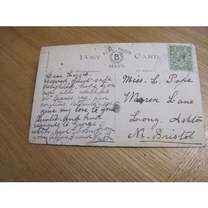 Real photo Postcard -Wesley rescue from burning rectory -Epworth, Lincolnshire