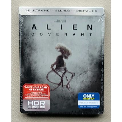 Alien Covenant Best Buy Limited Edition Collectible Steelbook 4K Ultra HD Movie