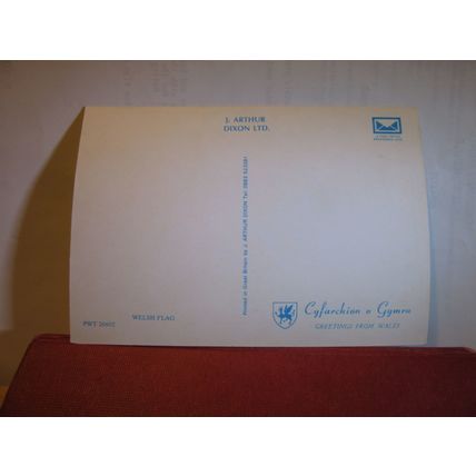 THE WELSH DRAGON , WALES unused postcard .. by J. Arthur Dixon =