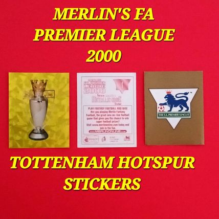 Merlin Premier 2000 TOTTENHAM HOTSPUR Football Stickers 437 - 462 ( SPURS )