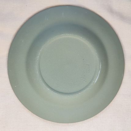 Small Wedgewood Saucer Trinket Coin Ring 11cm Used Vintage Grecian Grape Vine