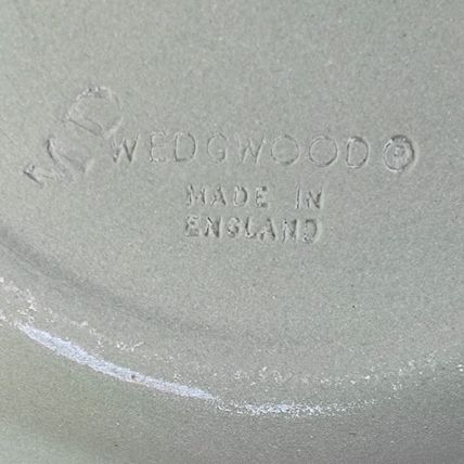 Small Wedgewood Saucer Trinket Coin Ring 11cm Used Vintage Grecian Grape Vine