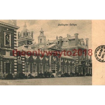 Wellington College, Crowthorne, Berks, England, Postcard 1904