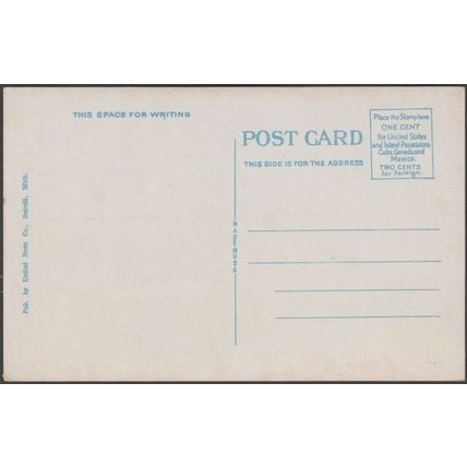 Henry Ford Hospital, Detroit, Michigan, c.1920 - United News Co Postcard