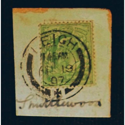 GB 1902 Edward VII 0.5d green on paper SG215