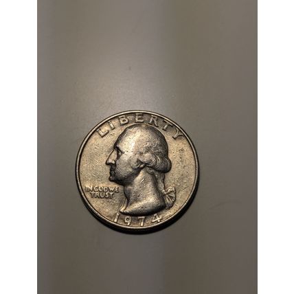 1974 Washington quarter full date free shipping no reserve