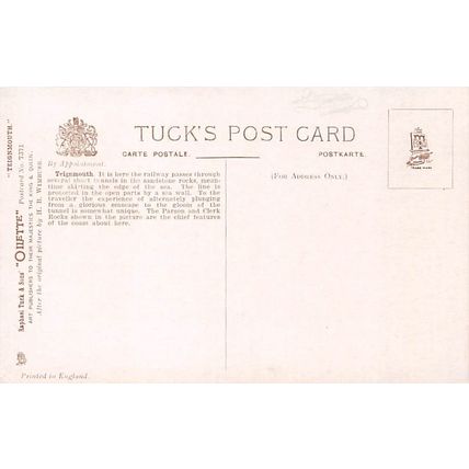 H B Wimbush : Teignmouth : Tuck Oilette 7371 Teignmouth